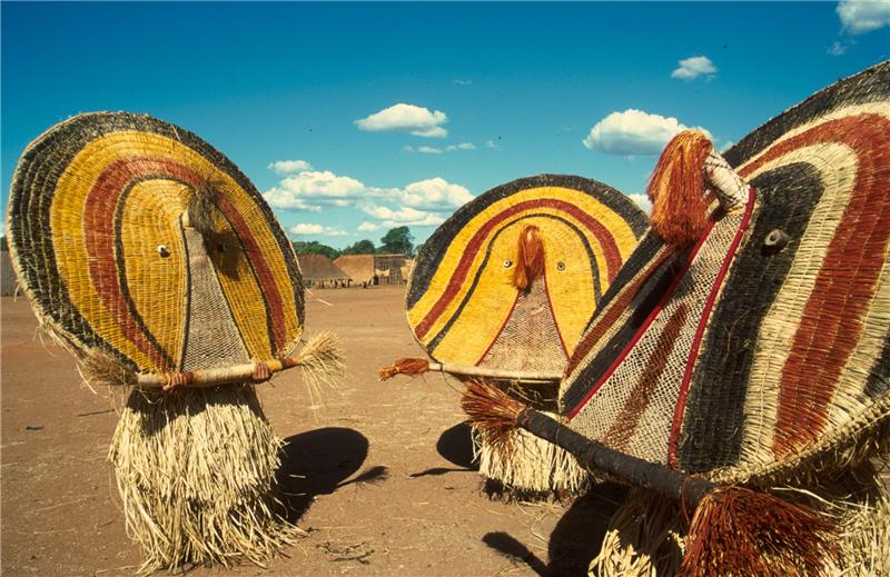 Basketry masks in Amazonia